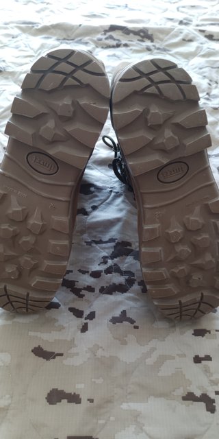 Botas militares de combate marrones 42 goretex