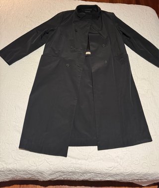 Gabardina Adolfo Dominguez Negra Talla M