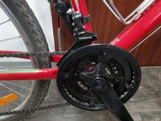 Bicicleta Rockrider 24 Roja