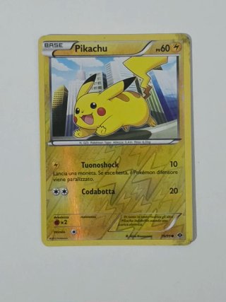 Carta Pokémon Base Pikachu 60 PV