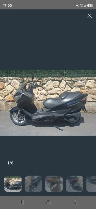 Suzuki Burgman 200cc Negra