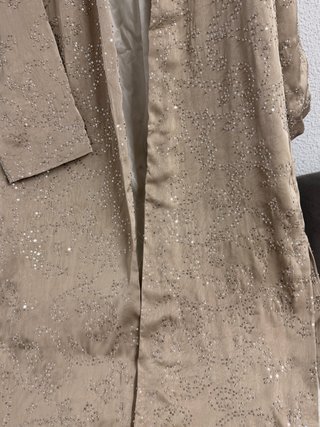 Kimono bordado con abalorios