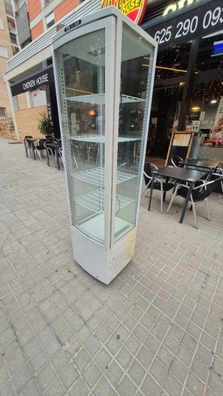 Expositor refrigerado cristal