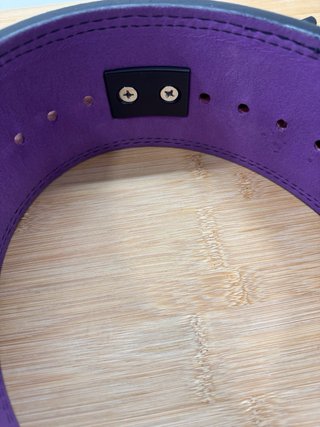 Cinturón Powerlifting Strength Talla S Morado