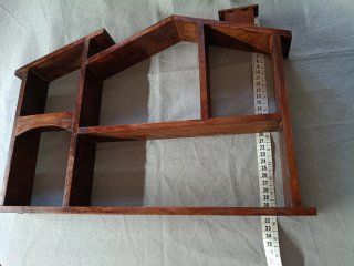 Estantería madera casita