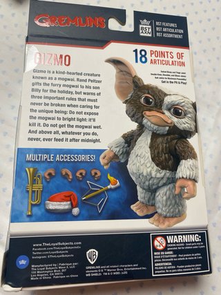 Figura Gremlins Gizmo navideño