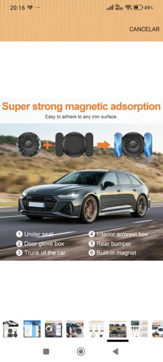 Localizador GPS Tag para Coche nuevo