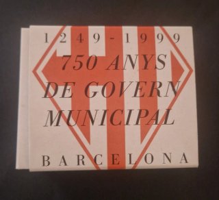 Estuche Moneda 2000 Pesetas Barcelona 1249-1999