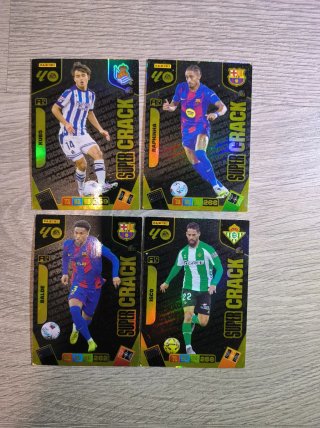 8 Cromos Adrenalyn XL 25/26 Super Crack