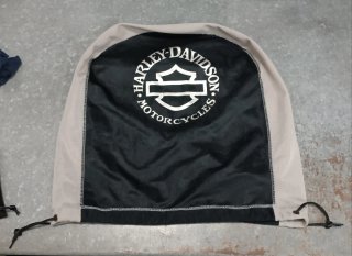 Funda Casco Harley Davidson Negra y Gris.
