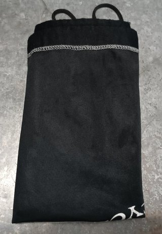 Funda Casco Harley Davidson Negra y Gris.