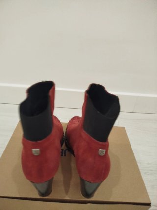 Botines Salsa Rojo Talla 41