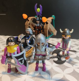 Lote Medieval: Catapulta y Carro