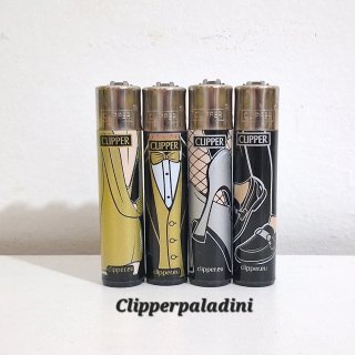 4 Accendini Clipper Design Elegante