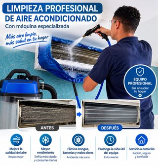 Limpieza de aire acondicionado