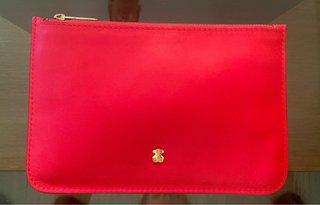 Cartera Tous Roja con Oso Dorado