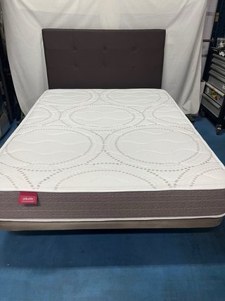 Base Tapizada + Colchón Visco 150x190
