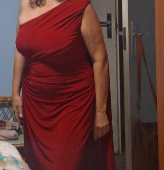 Vestido largo fiesta rojo