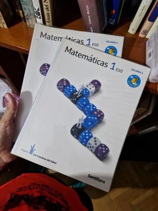 Libro texto. Matemáticas 1° Eso. SANTILLANA