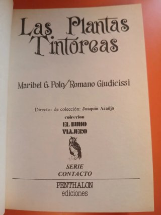 Las plantas tintóreas