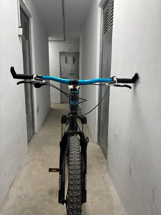 Bicicleta WRC Negra y Azul