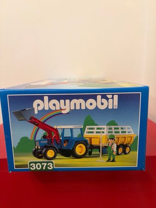 Playmobil 3073 Tractor con Remolque Nuevo .