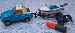 Playmobil Coche Pick Up con Lancha 6864