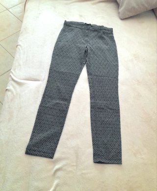 Pantaloni donna fantasia geometrica