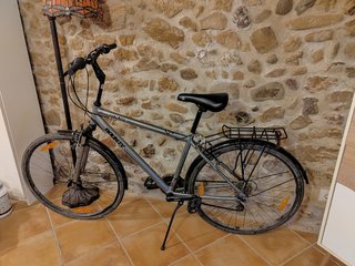 Bicicleta Híbrida Gris