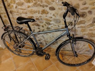 Bicicleta Híbrida Gris
