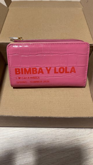 Cartera Bimba y Lola Rosa Cocodrilo