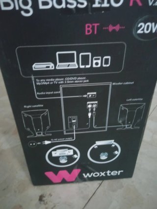 Altavoz Negro modelo Big bass 110 R
