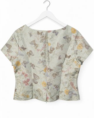 Blusa María Coca Mariposas y Flores