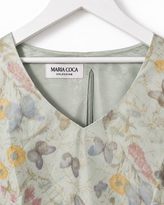 Blusa María Coca Mariposas y Flores