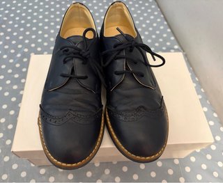Zapatos vestir niño azul marino, talla 37