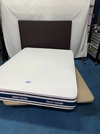 Base Tapizada + Colchón Visco 135x180