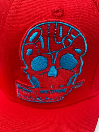 Gorra Sukull Tragoworld Azul y Amarillo