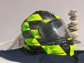 Casco Arai Profile-V Amarillo (Talla S) + Pantalla