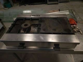 Cocina industrial 2 fuegos + plancha