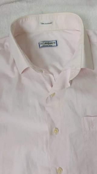 Camisa Yves Saint Laurent Rosa Talla S