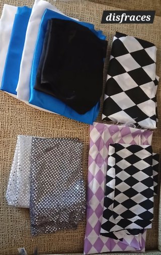 Tessuti per costumi - Vari colori