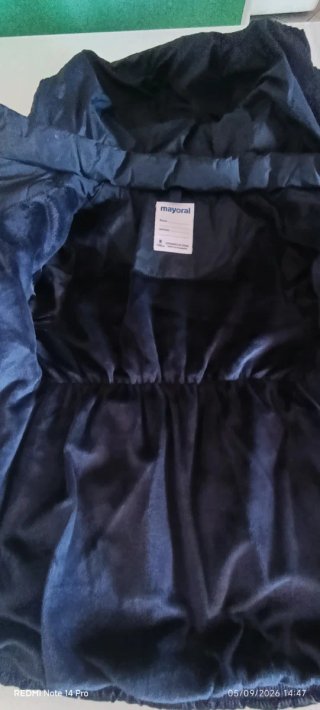 Piumino Mayoral blu navy 8 anni 128 cm