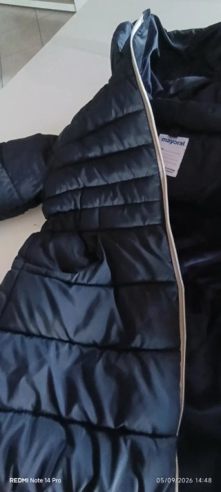Piumino Mayoral blu navy 8 anni 128 cm