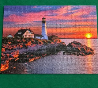 Puzzle Clementoni 500 piezas Faro Atardecer