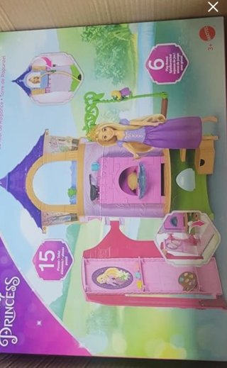 Nuevo a estrenar Casa de Muñecas Rapunzel Mattel c