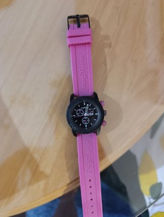 Reloj Neptune Rosa y Negro