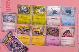 Cartas Pokémon comunes Juntos de Aventuras TCG