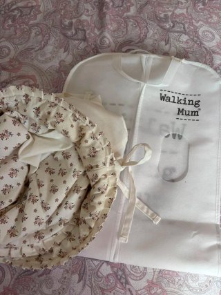 Funda capazo carrito bebé floral