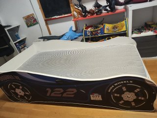 Cama infantil coche con colchón