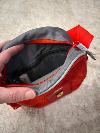 Bolsa bandolera Ferrari roja